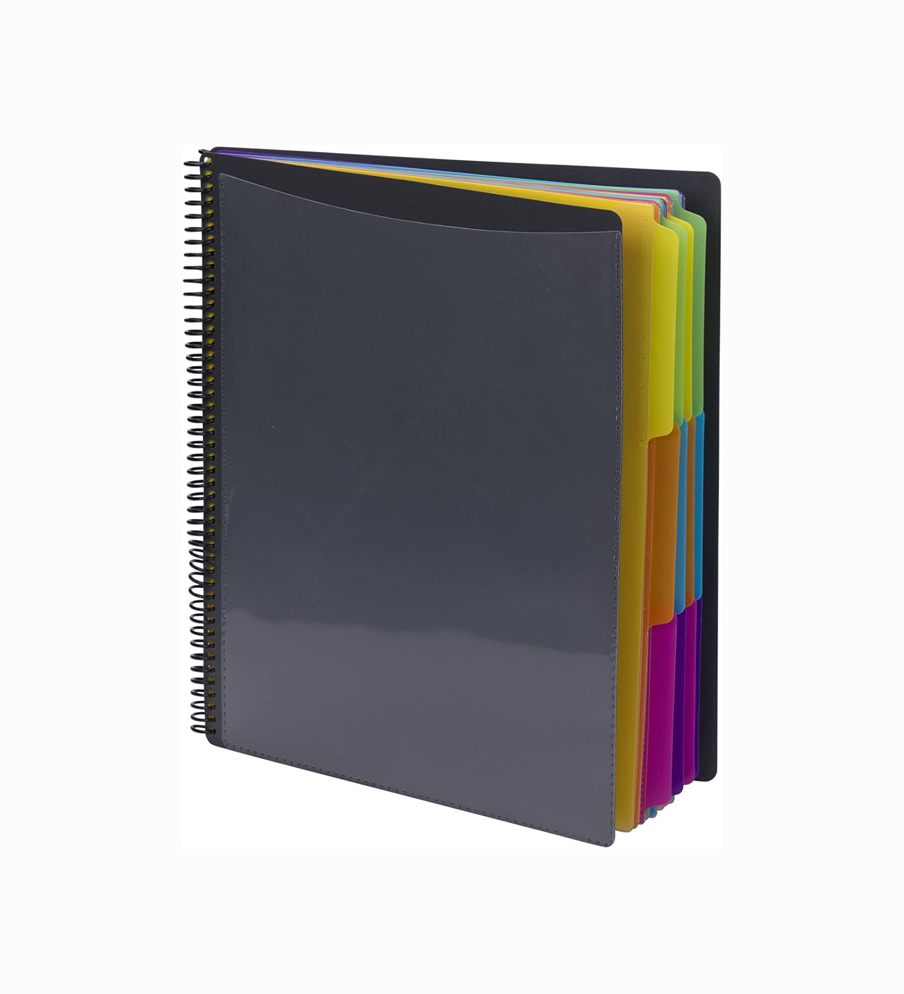 Smead Poly File Folder with Slash Pocket, 1/3-Cut 