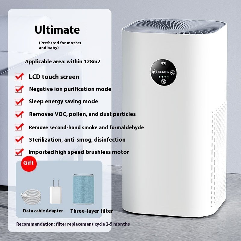 Air Purifier Formaldehyde Removal Deodorant Second-hand Smoke Anion Air Purifier Household - Image 9
