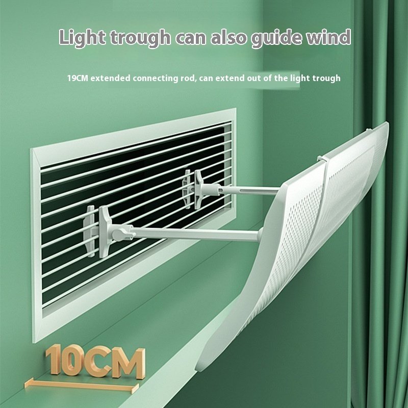 General-purpose Central Air Conditioning Duct Air Conditioning Air Outlet Anti-straight Blowing Wind-guiding Hood - Image 5