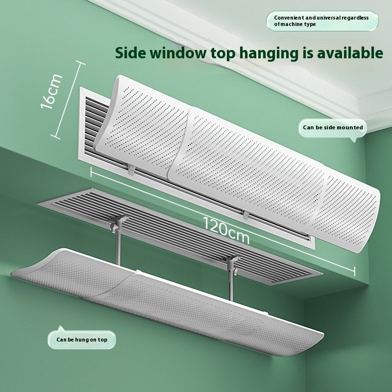 General-purpose Central Air Conditioning Duct Air Conditioning Air Outlet Anti-straight Blowing Wind-guiding Hood - Image 8