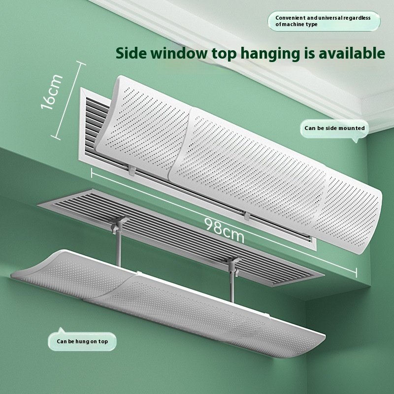General-purpose Central Air Conditioning Duct Air Conditioning Air Outlet Anti-straight Blowing Wind-guiding Hood - Image 6
